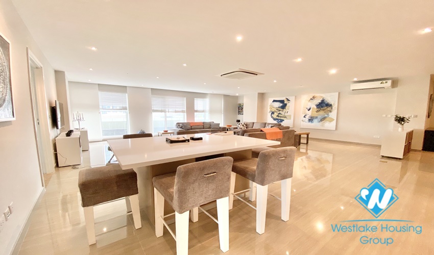 Scandinavian style golf course view 2 bedrooms apartment for rent in Ciputra, Hanoi